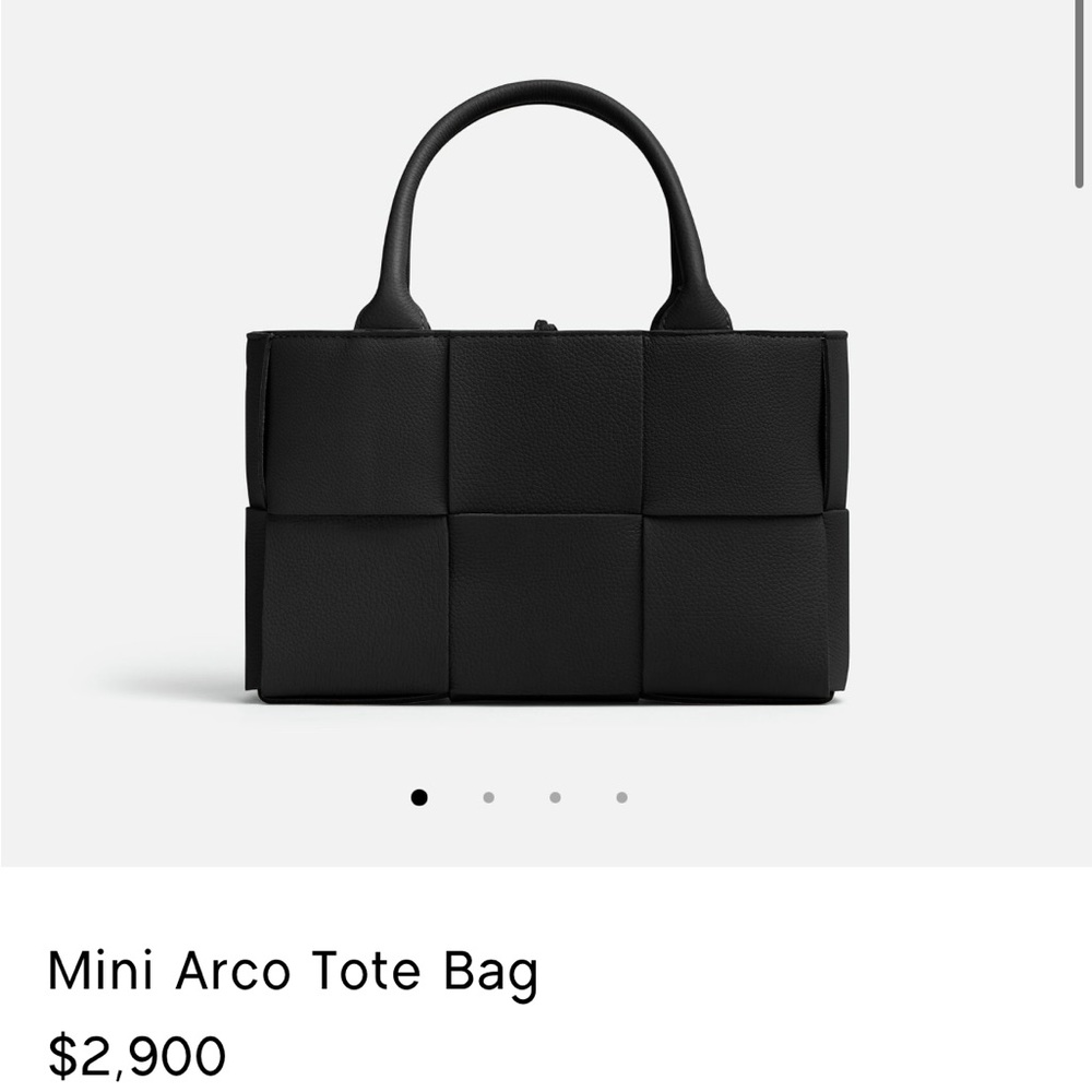 New with tags (no box) black mini arco Bottega Veneta